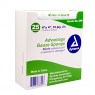 Advantage Gauze Sponges 4" 12-Ply (Sterile)